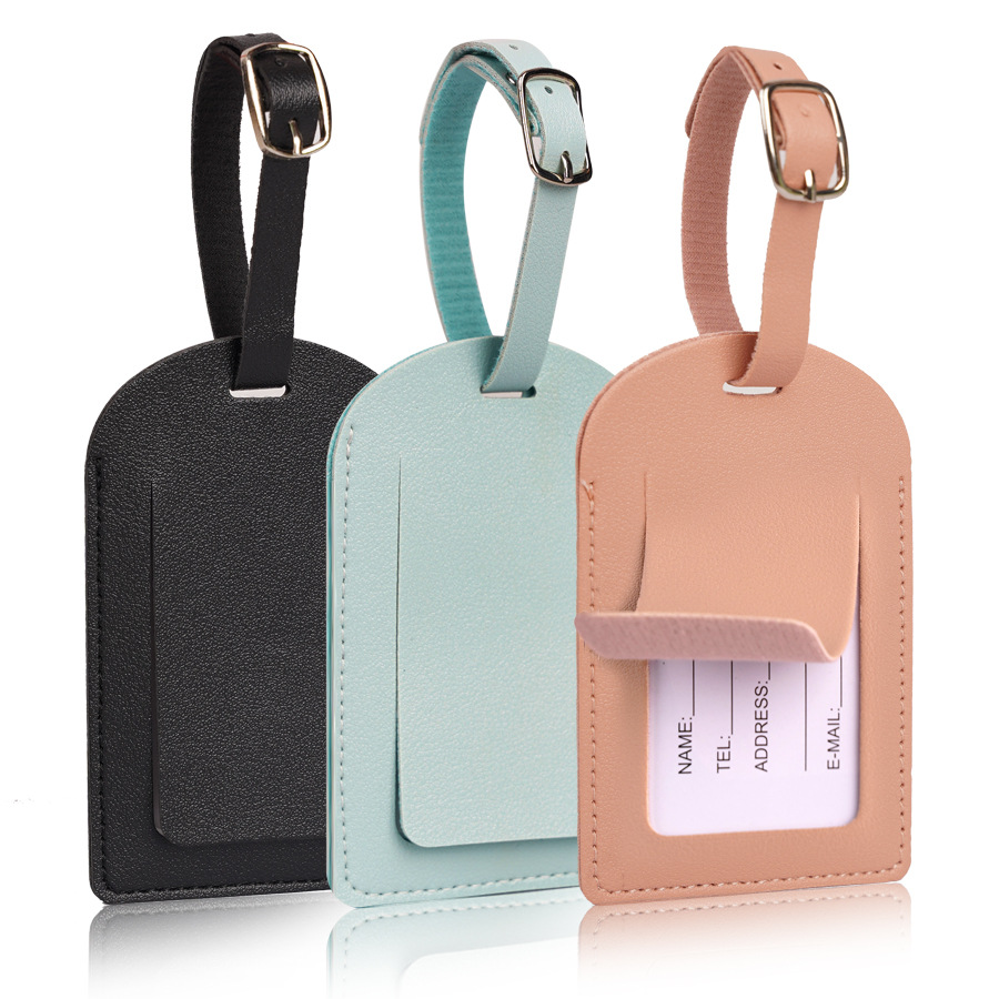 Men'S Accessories Holder - Etiquetas de equipaje de cuero PU