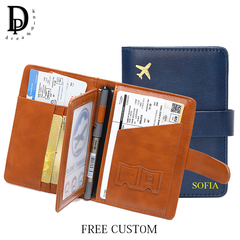Men'S Accessories Holder - Cartera para pasaporte de viaje con