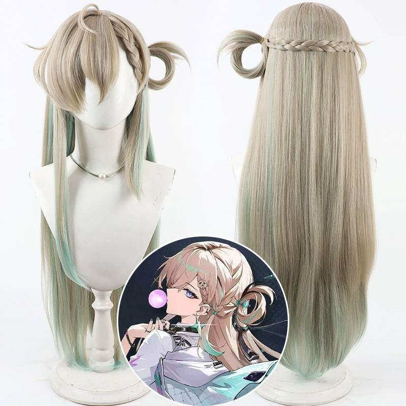 Men Accessories Tips - Juego Wuthering Waves Lynae Cosplay peluca