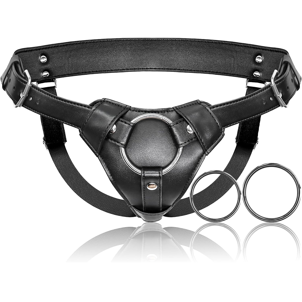 Men'S Vegan Accessories - Arnés para Dildo con Correa, Juguetes