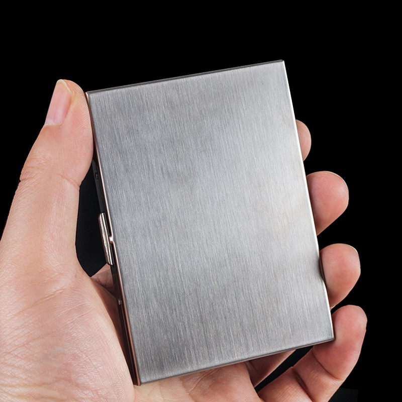 Men'S Mens Accessories - Caja de cigarrillos delgada abatible elegante