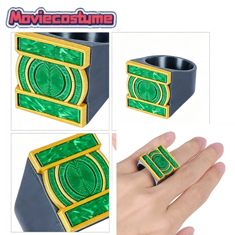 Men Accessories Jordan - Anillos de Dedo Verde Dorado para