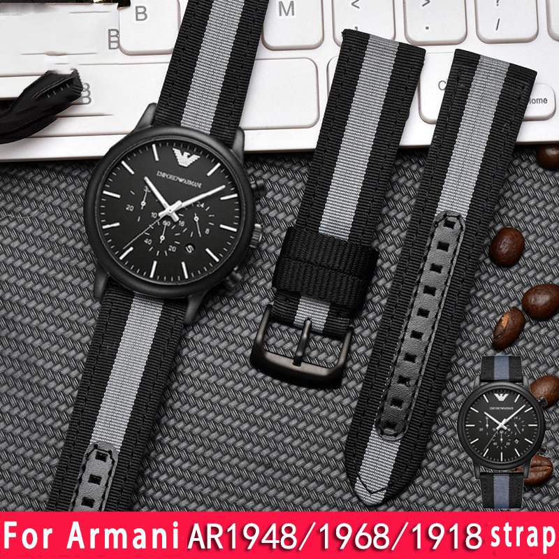 Men'S Accessories Armani - Correa de nailon para reloj Armani