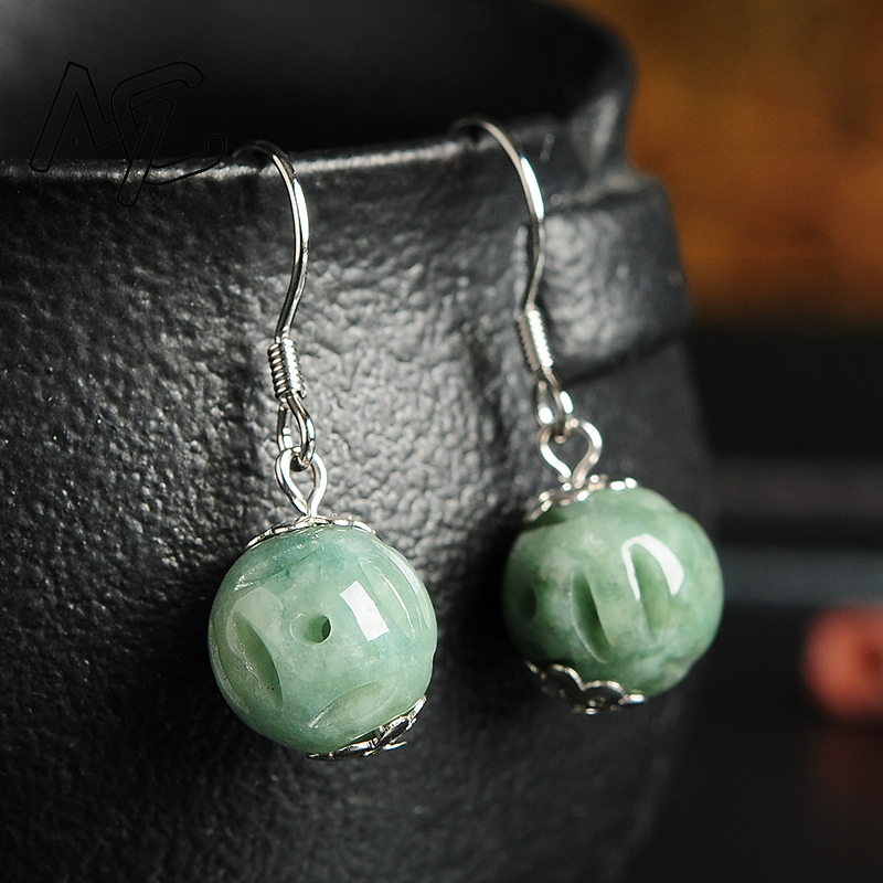 Men'S Accessories Drop Shipping - Esmeralda Natural cuentas huecas Jade DIY