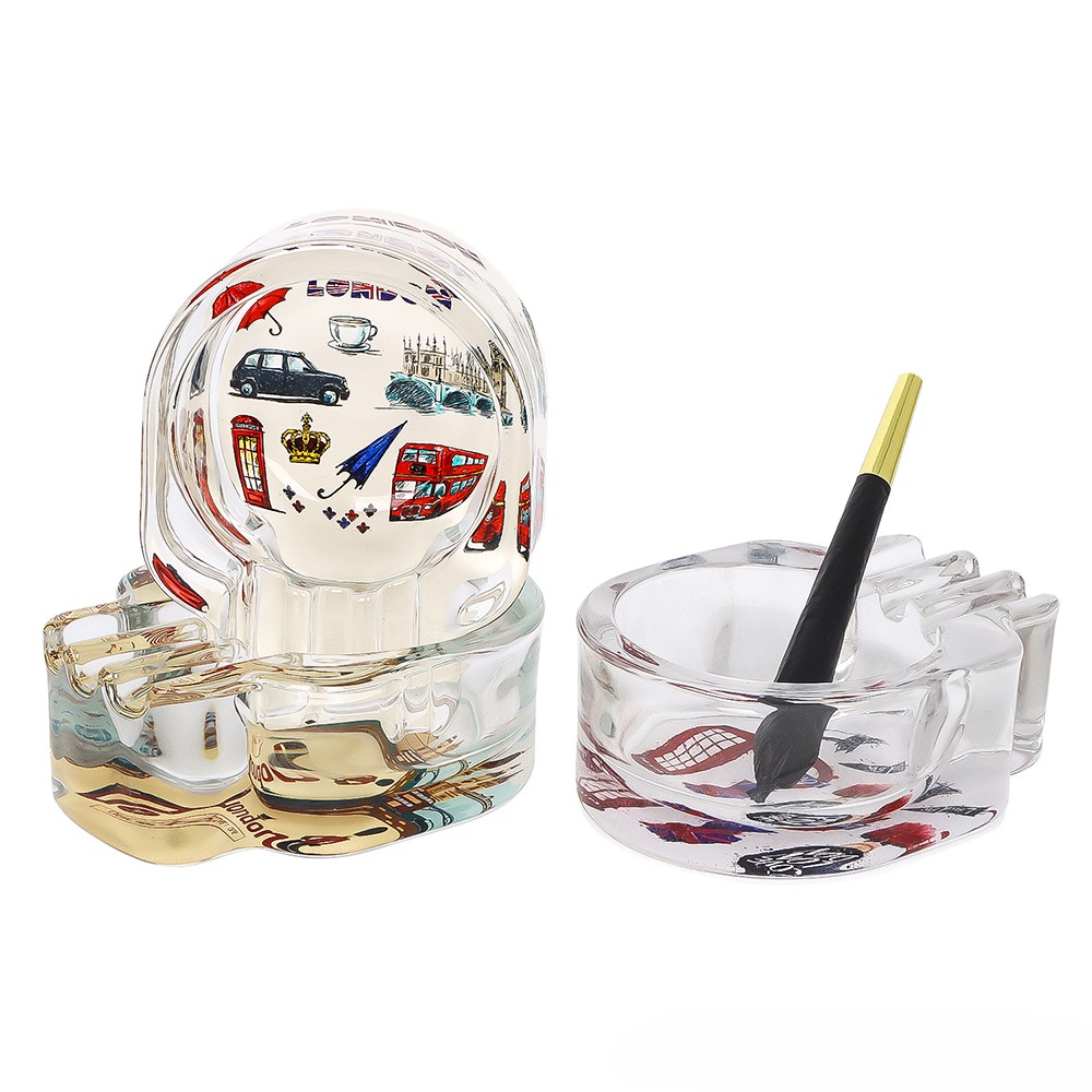 Men'S Accessories London - Cenicero de cristal de alta resistencia