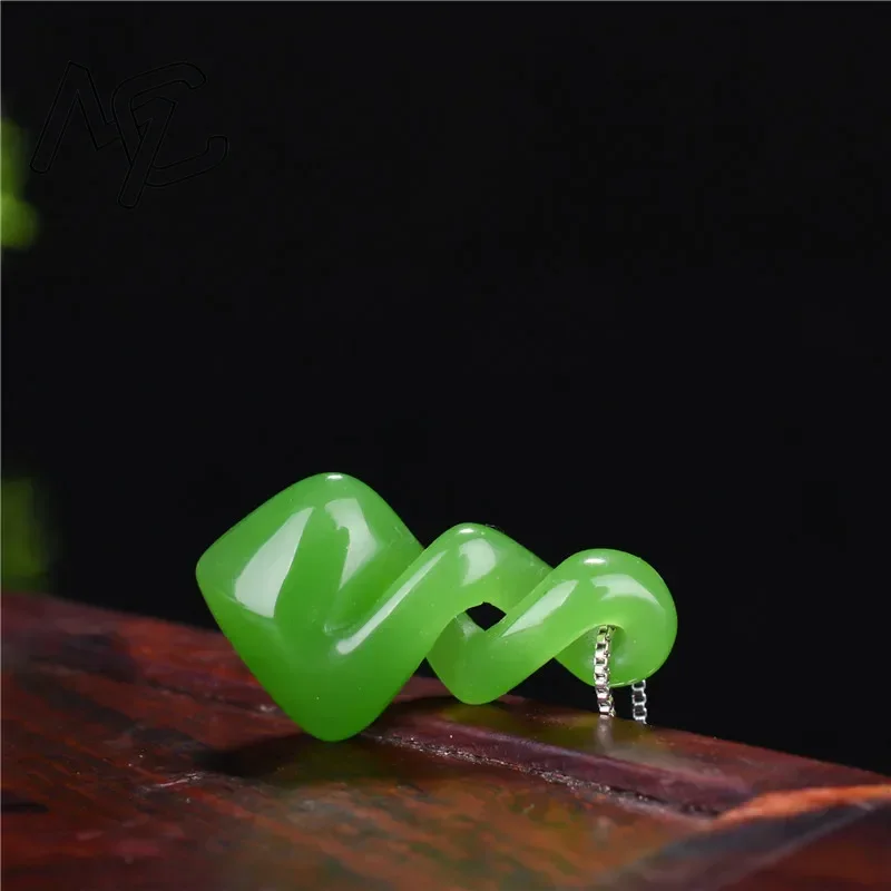 Colgante de Color verde de Jad - Men'S Accessories Drop Shipping reseña y precio