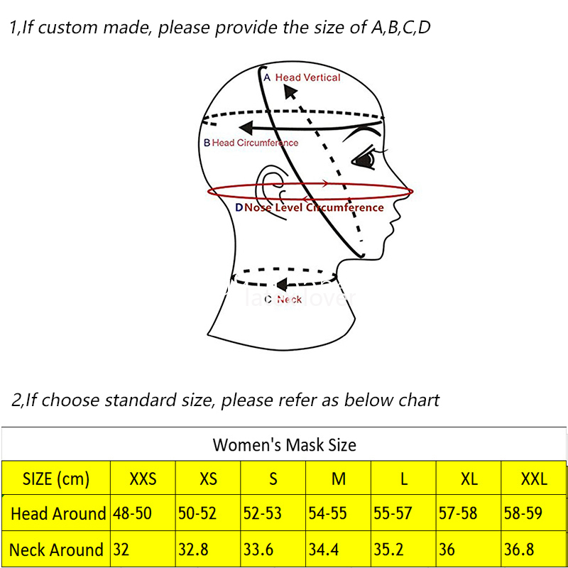 Máscara de látex transparente, - Men Accessories To Wear reseña y precio