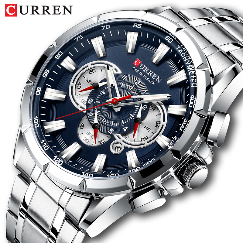 Reloj de pulsera CURREN para h - Men'S Accessories Luxury Brands reseña y precio