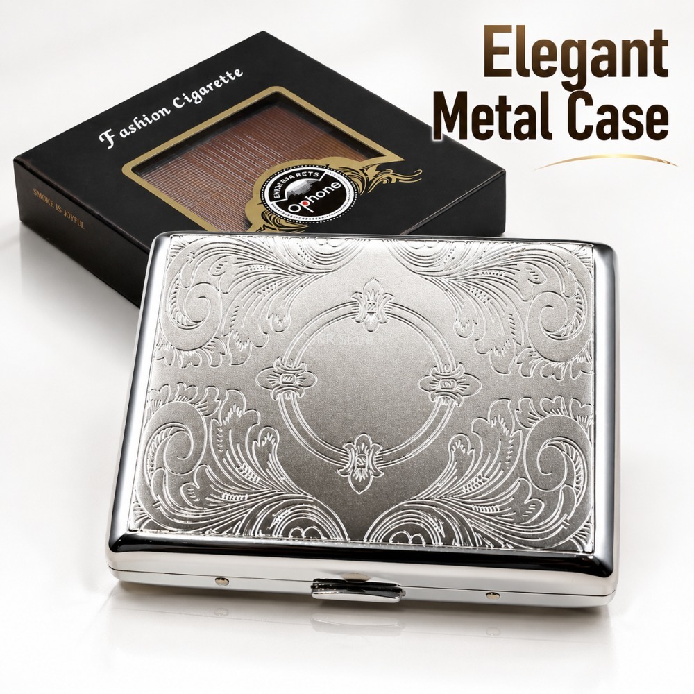 Caja de Cigarrillos de Acero I - Men'S Accessories Holder reseña y precio