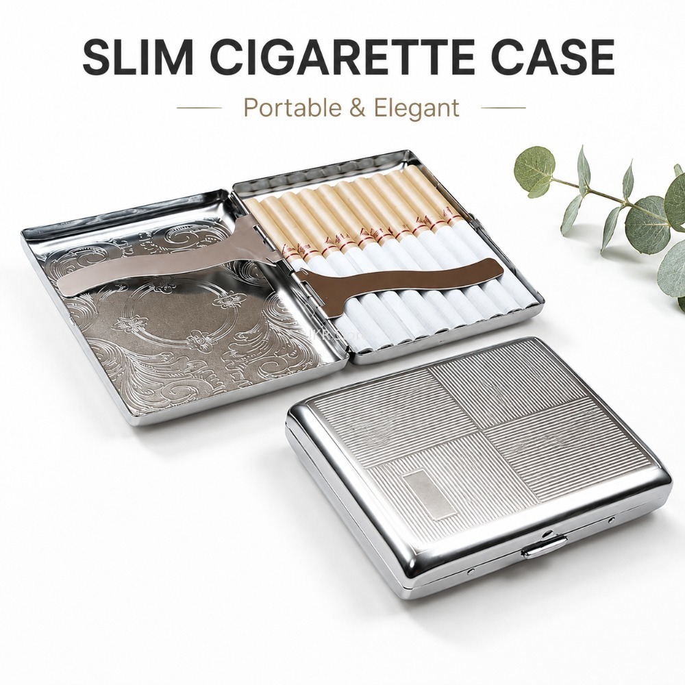 Caja de Cigarrillos de Acero I - Men'S Accessories Holder reseña y precio