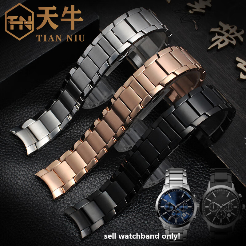 Pulsera de 22mm para Armani AR - Men'S Accessories Armani reseña y precio