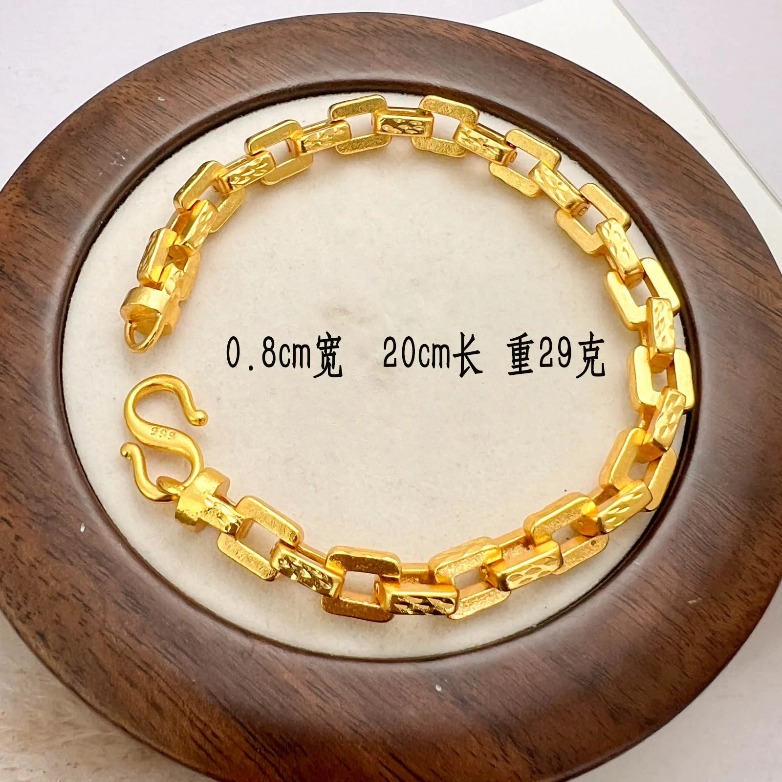 VivoGold Pulsera de oro real d - Men'S Accessories Luxury Brands reseña y precio