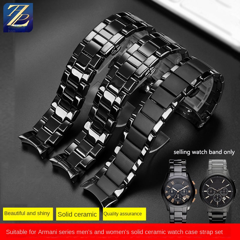 Correa de cerámica de 22mm/24m - Men'S Accessories Armani reseña y precio