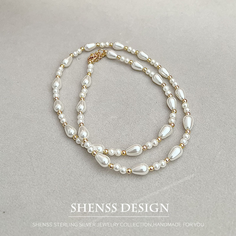 Elegante collar de gota de agu - Men'S Accessories Drop Shipping reseña y precio