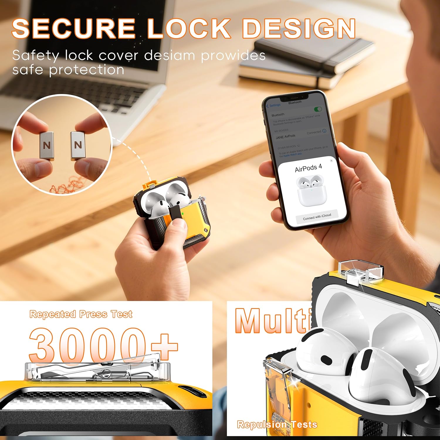 Funda para AirPods 4 con eleme - Men'S Accessories Drop Shipping reseña y precio