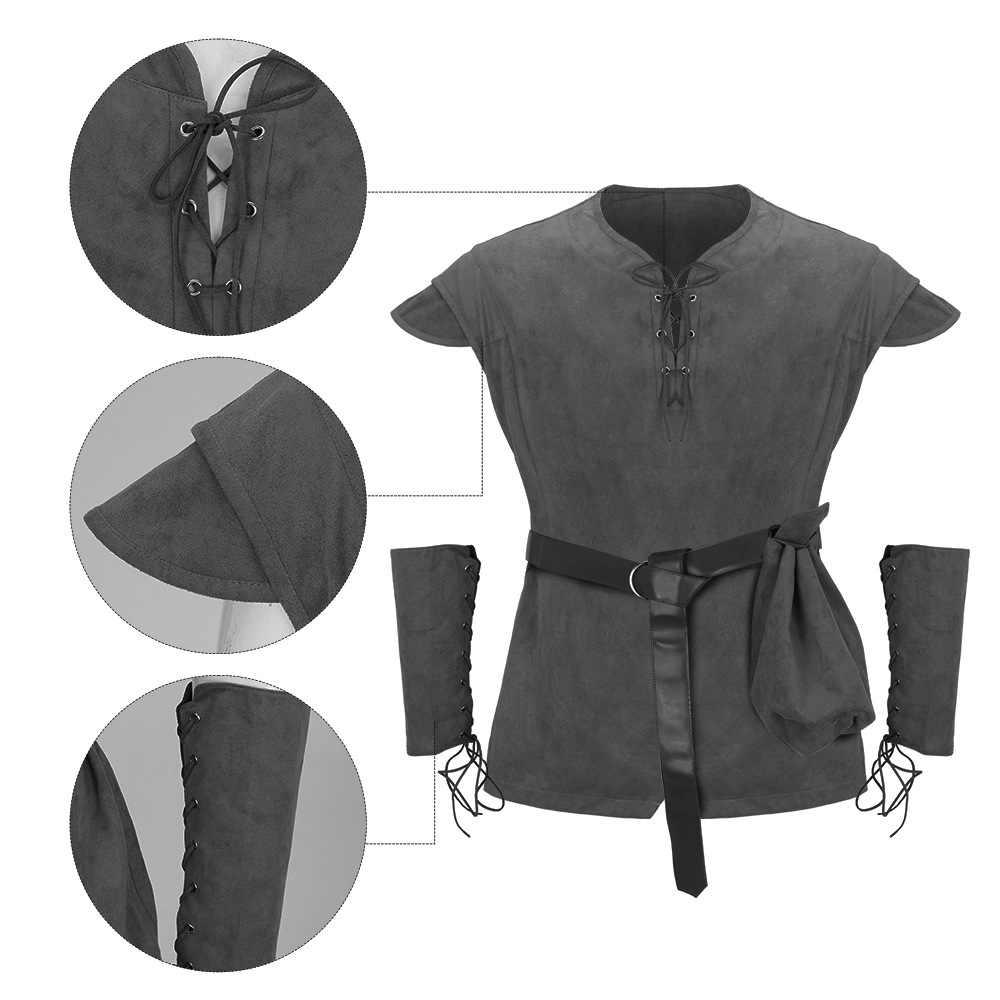 Camisa túnica medieval con cor - Medieval Men'S Accessories reseña y precio
