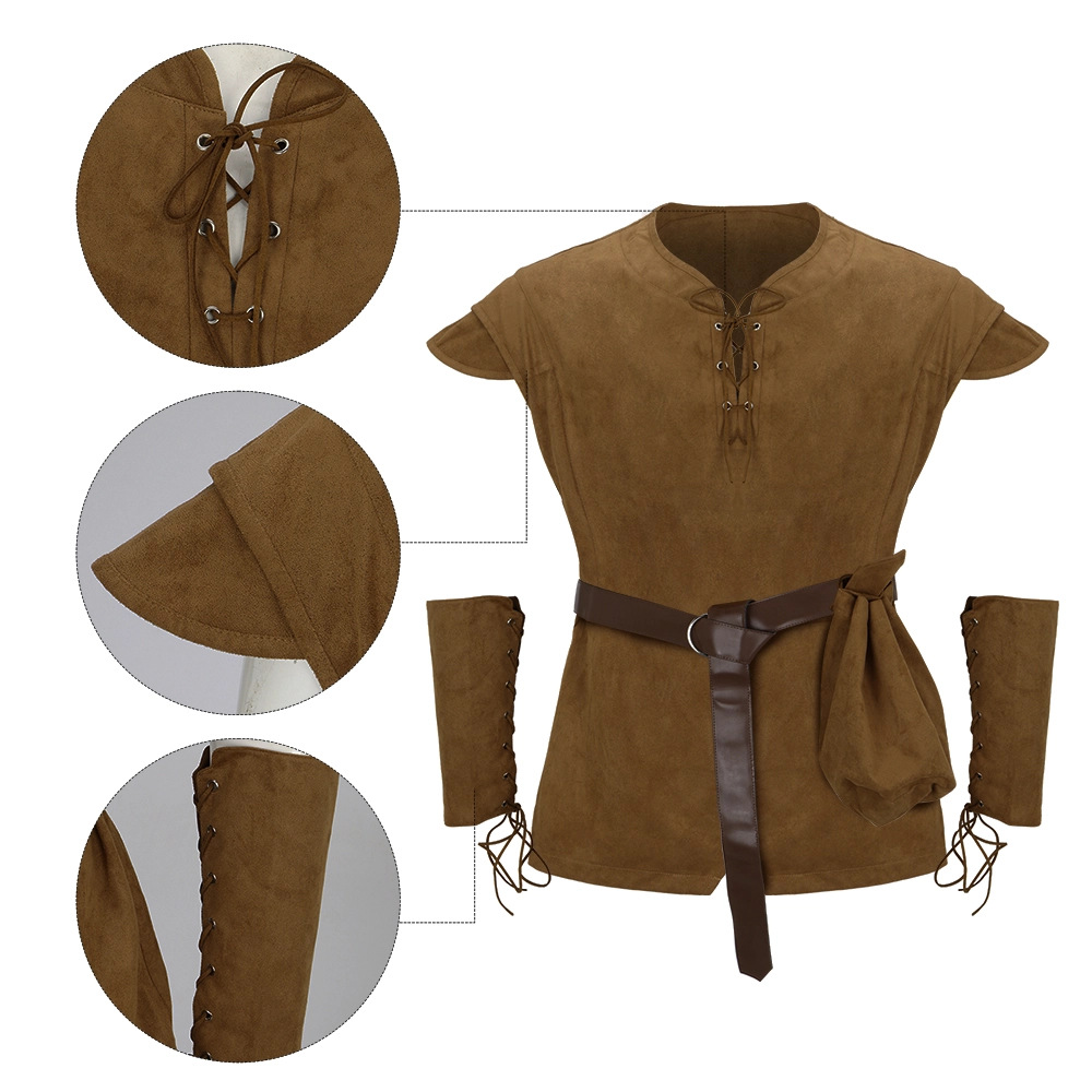 Camisa túnica medieval con cor - Medieval Men'S Accessories reseña y precio