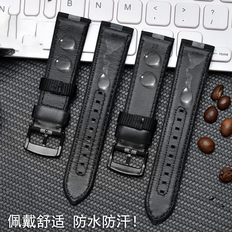Correa de nailon para reloj Ar - Men'S Accessories Armani reseña y precio