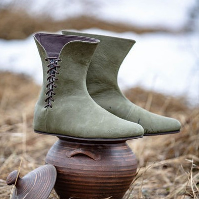 Zapato medieval de cuero para  - Medieval Men'S Accessories reseña y precio