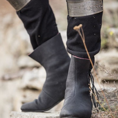 Zapato medieval de cuero para  - Medieval Men'S Accessories reseña y precio