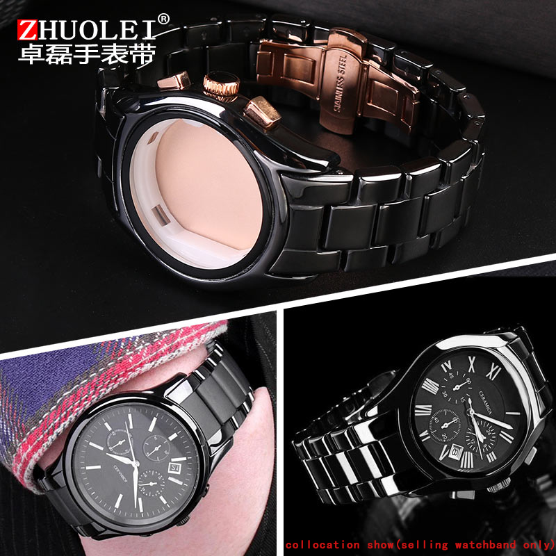 Correa y funda de reloj de cer - Men'S Accessories Armani reseña y precio