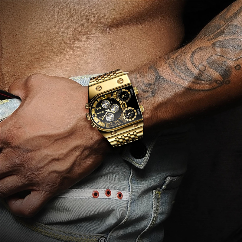 Oulm-relojes de cuarzo para ho - Men'S Accessories Luxury Brands reseña y precio