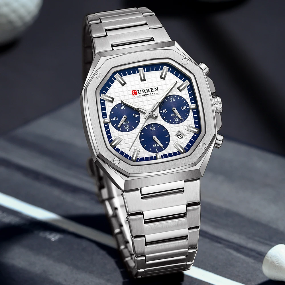 CURREN – reloj curren para hom - Men'S Accessories Luxury Brands reseña y precio